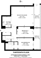 Floorplan area for info only, not for £/sq. ft valuation
