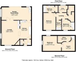 25 Back Lane, Wymondham - all floors.JPG