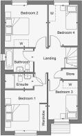 Dandara - The Orchard - The Woburn, Home 55 floorplan