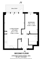Floorplan area for info only, not for £/sq. ft valuation