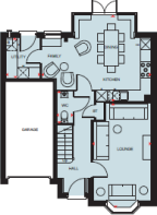 Milford floor plan - GF
