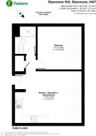 Floorplan area for info only, not for £/sq. ft valuation