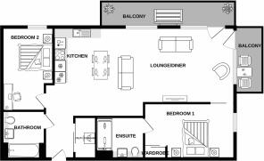 Floor Plan - Apt 14