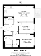Floorplan area for info only, not for £/sq. ft valuation