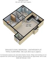 Flat 7 , 3d plan