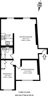Floorplan area for info only, not for £/sq. ft valuation