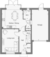 Dandara - Manor Park - The Middleton, Home 55 floorplan