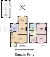 18 Strafford Gate, Hertfordshire EN6 - floor plan.