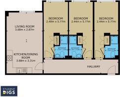 Student Digs - 3-bed