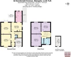 Floor Plan - 32 Dundonald Avenue, Abergele LL22 7L