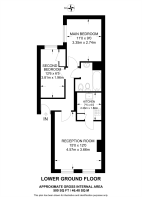 Floorplan area for info only, not for £/sq. ft valuation
