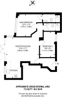 Floorplan area for info only, not for £/sq. ft valuation