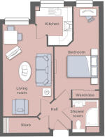 Typical 1 Bed Apt