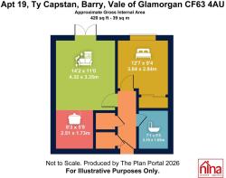 Apt 19 Ty Capstan Barry Vale of Glamorgan CF63 4AU