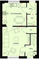 ground floor plan of the mildenhall