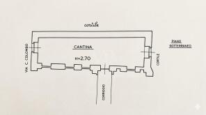 Planimetria cantina gasperi