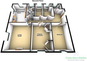 Flat 7 Wingfield Mansions 82 Molesworth Road - 3D.
