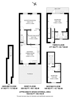 Floorplan area for info only, not for £/sq. ft valuation