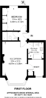 Floorplan area for info only, not for £/sq. ft valuation