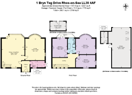Floor Plan - 1 Bryn Teg Drive Rhos-on-Sea LL28 4AF