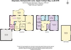 Floor Plan - Dwynwen, Honeysuckle Lane, Upper Colw