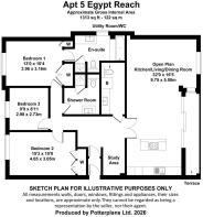 Apartment 5 Egypt Reach Floorplan