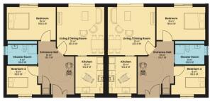 Semi Detached Floor Plan