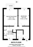Floorplan area for info only, not for £/sq. ft valuation
