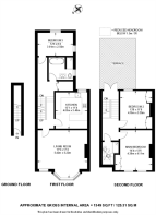 Floorplan area for info only, not for £/sq. ft valuation