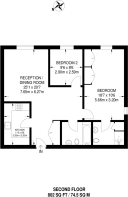 Floorplan area for info only, not for £/sq. ft valuation
