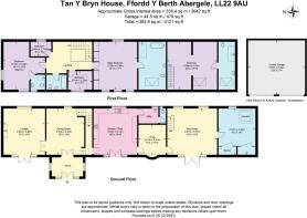Floor Plan - Tan Y Bryn House, Ffordd Y Berth Aber