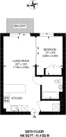 Floorplan area for info only, not for £/sq. ft valuation