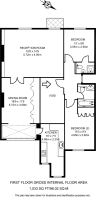 Floorplan area for info only, not for £/sq. ft valuation