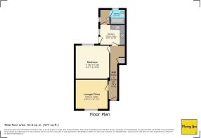Floorplan - Flat A, 54 Sherwell Road