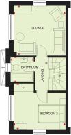First floor plan of our 4 bed Brentford home