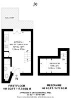 Floorplan area for info only, not for £/sq. ft valuation
