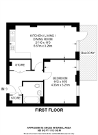 Floorplan area for info only, not for £/sq. ft valuation