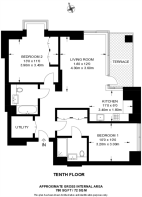 Floorplan area for info only, not for £/sq. ft valuation