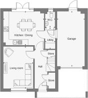 Dandara - Hawthorn Grove - The Chawton V1, Home 3 floorplan