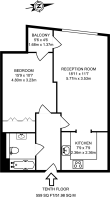 Floorplan area for info only, not for £/sq. ft valuation