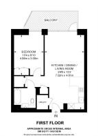 Floorplan area for info only, not for £/sq. ft valuation