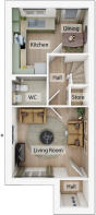 Ground Floor - 3D