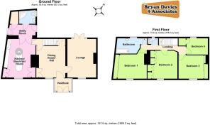 Clement Street, Bryn Eisteddfod Villa, Floor Plan.