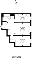 Floorplan area for info only, not for £/sq. ft valuation