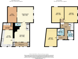 Colour floorplan ...