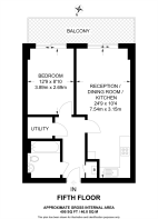Floorplan area for info only, not for £/sq. ft valuation
