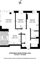 Floorplan area for info only, not for £/sq. ft valuation