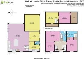 Floorplan Walnut House Silver Street 2D