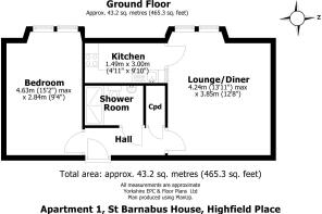 Apartment 1, St Barnabus House, Highfield Place -