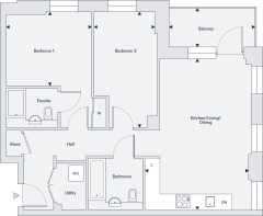 Plot floorplan